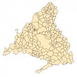 Mapa mudo de la provincia de Almería