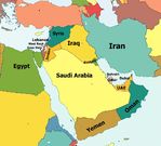 Mapa Politico del Oriente Medio