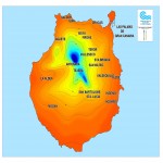 Precipitación media anual en Gran Canaria