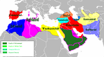 Emiratos independientes de facto c. 950