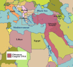 El Imperio Otomano 1914