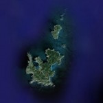 Imagen, Foto Satelite de la Isla de Montserrat