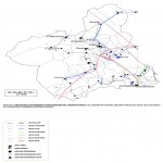 Lámina de la vista del  Mapa satelital de La República de Alemania