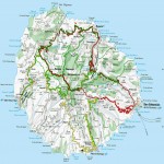 Mapa de carreteras de la isla La Gomera