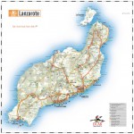 Mapa de carreteras de la Isla Fuerteventura