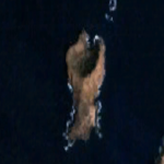 Imagen, foto satelite de la Isla Montaña Clara
