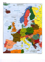Mapa Politico de Europa 1997