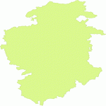 Mapa mudo de la Provincia de Burgos