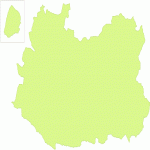 Mapa mudo  de la Provincia de Ciudad Real