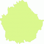 Mapa mudo  de la Provincia de Cuenca