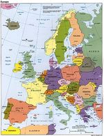 Mapa Politico de Europa 1993