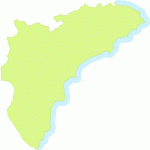 Mapa mudo de la Provincia de Alicante