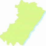 Mapa mudo de la Provincia de Castellón