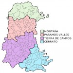 Comarcas administrativas de la Provincia de Palencia 2010