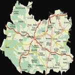 Mapa de Las 7 parroquias de Andorra 2006