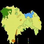 Mapa de Utilización de la Tierra y Vegetación de Corea del Sur