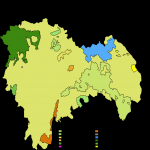 Mapa Politico Pequeña Escala de Dinamarca