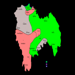 Mapa Provincia Santa Fe, Argentina