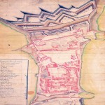 Plano de la plaza de Ceuta 1720