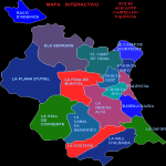 Mapa del Departamento de Arauca, Colombia