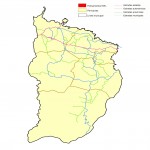 Mapa comarcal de la Provincia de Valladolid 2010