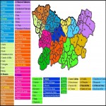 Comarcas y municipios de la provincia de Orense 2005