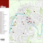 Mapa turístico de Bilbao
