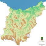Mapa físico de Guipúzcoa 2002