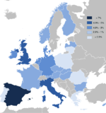Uso de la cocaína entre adultos en Europa