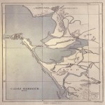 Mapa de la Ciudad de Ouezzane, Marruecos 1943