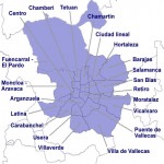 Mapa Madrid capital por distritos