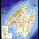 Mapa de carreteras de Isla Mallorca