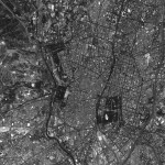 Imagen satelital del centro de Madrid 2001