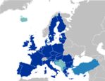 Unión Europea y países candidatos 2009