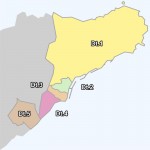 Mapa del puerto de Ceuta