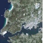 Mapa satelital de Ferrol