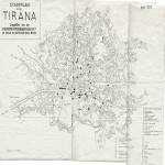 Mapa de Tirana 1917
