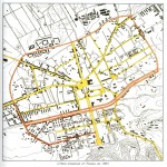 Mapa de Tirana 1957