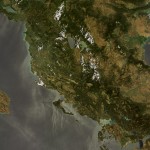 Vista satelital de Albania 2009