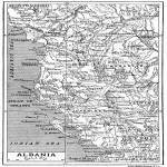 Mapa de Albania 1906