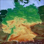 Mapa topográfico de Alemania 2006