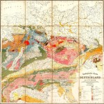 Mapa geológico de Alemania 1869