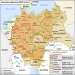 División administrativa del Tercer Reich Alemán