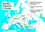 Expansión neolítica en Europa 6300-4000 aC