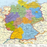 Mapa Político de Alemania 1990