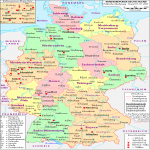 Mapa Político de Alemania 2007