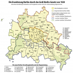 Territorios que se fusionaron en Berlín en 1920