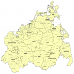 Mapa de Mecklemburgo-Pomerania Occidental 2009