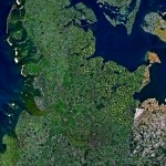 Imagen de satélite de Schleswig-Holstein