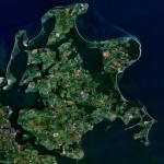 Imagen satélite de Rügen